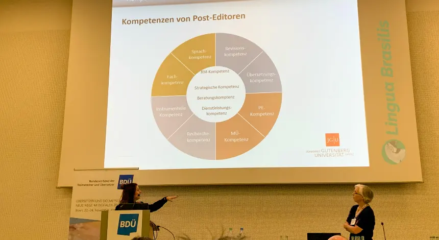 Palestra de Dra. Carmen Canfora e Jean Nitzke: Competências de pós-editores