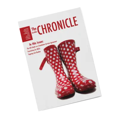 Fachartikel ATA Chronicle 2012
