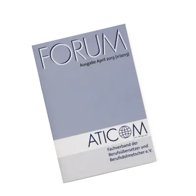 Fachartikel ATICOM Forum April 2014