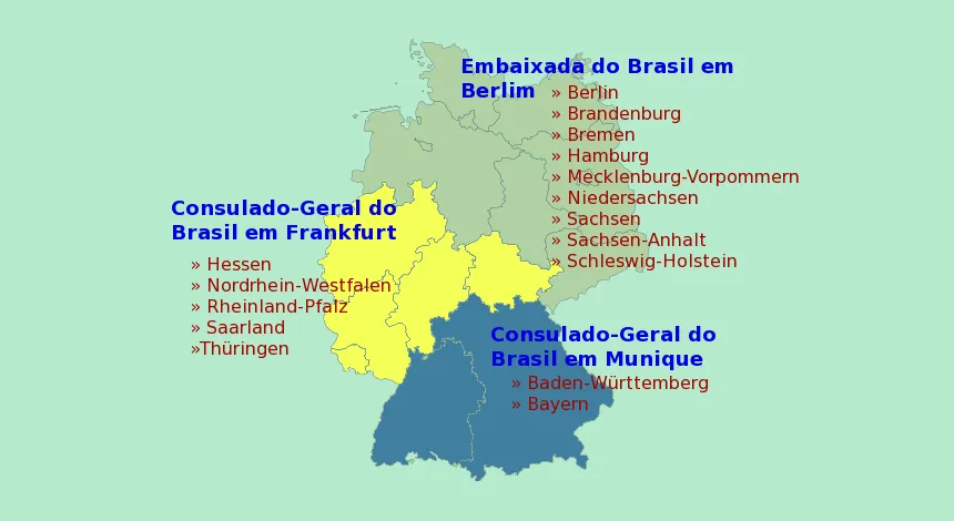 Consulados do Brasil na Alemanha: Frankfurt, Munique e Berlim