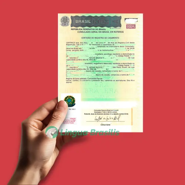 Certidão de Casamento consular